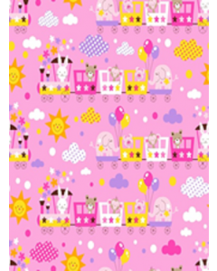 Jamaica Infantiles Trenes Rosa Pastel