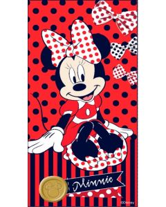 Felpa Toalla Disney Mimi Moños Rojo