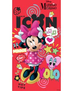 Felpa Toalla Disney Mickey Rojo