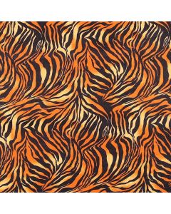 Fieltro Estampado Tigre Naranja