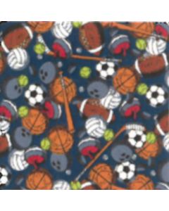 Franela Americana Balones Azul Marino