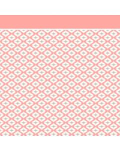 Franela Sabana 2.50 Geométrico Rosa Coral