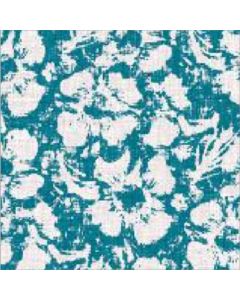 Gabardina Estampada Flor Mediana Verde Menta