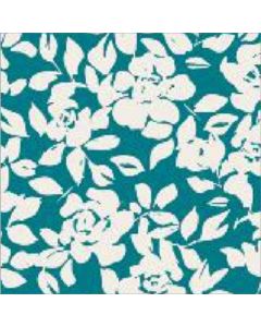 Gabardina Estampada Tropical Verde Menta