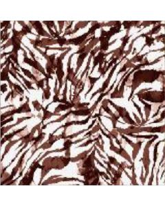 Gabardina Estampada Zebra Café
