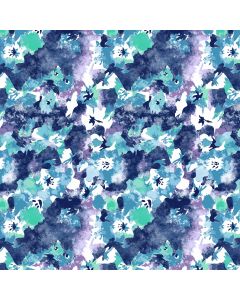 Brush Raya Estampado Camoflor Azul Marino