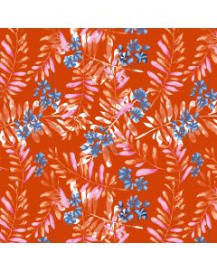 Brush Raya Estampado Hojas Naranja Shedron
