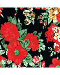 Magaly Estampado Flor Mediana Negro