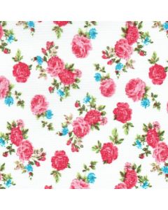 Magaly Estampado Flor Chica Blanco