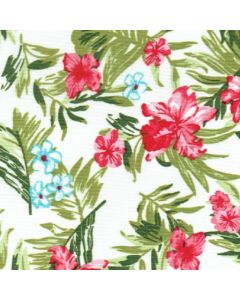 Magaly Estampado Tropical Blanco