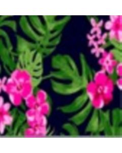 Magaly Estampado Tropical Azul Rey