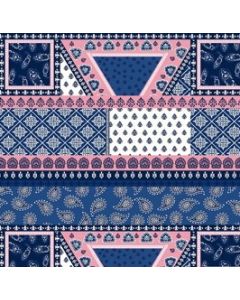 Single Span Patch Azul Marino