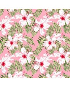 Single Span Flor Hawái Rosa Palo