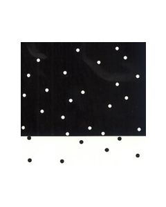 Microbrillalin Estampada Lunares Negro