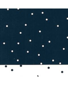 Microbrillalin Estampada Lunares Azul Marino