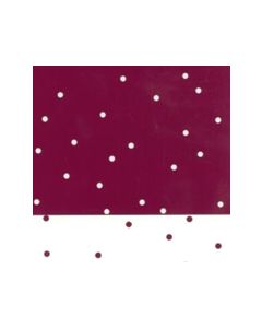 Microbrillalin Estampada Lunares Rojo Vino
