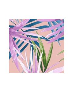 Microbrillalin Estampada Palmas Rosa Palo