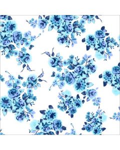 Brush Flor Mini Azul Rey