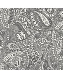 Loneta Española Paisley Delineado Gris Oxford