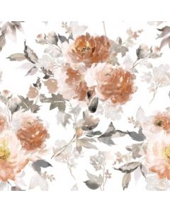 Loneta Italiana Flor Chica Café Beige