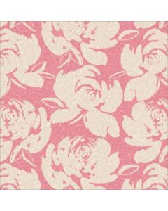 Loneta Portuguesa Flor Grande Rosa Palo