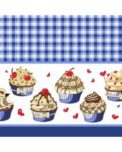 Mantel Roco Cupcakes Azul Marino