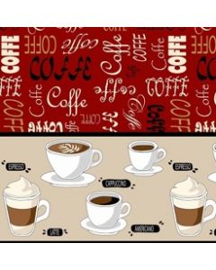 Mantel Roco Cenefa Café Rojo