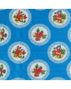 Plastico Charomesa Platos Azul Rey