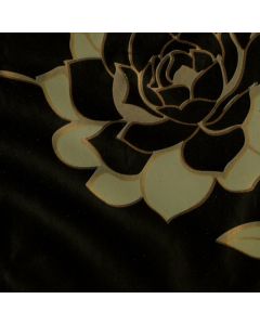 Contact Estampado Rosas Negro
