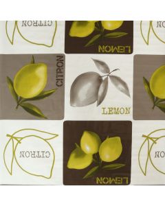 Plastico Fiestamesa Limones Gris Perla