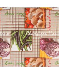 Plastico Fiestamesa Verduras Café
