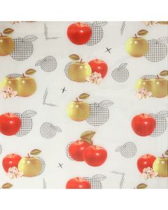 Plastico Cristamesa Manzanas Rojo