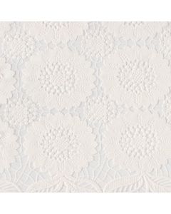 Plastico Mantel Encaje PVC Clavel Cafe Beige