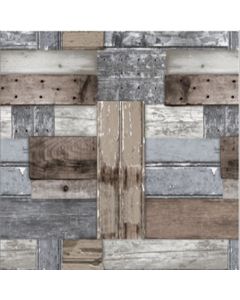 Plástico Ultramesa Patchwood Café Beige