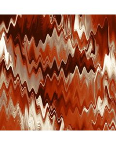 Polar Antartica Estampado Ondas Naranja Shedron
