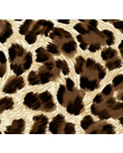 Polar Flannel Pieles Leopardo Café