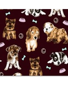 Polar Flannel Mascotas Cachorros Café