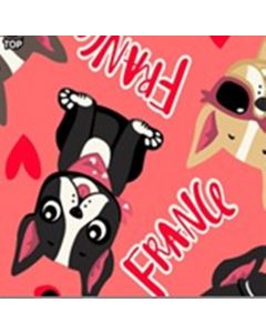 Polar Flannel Mascotas Perros Rosa Coral