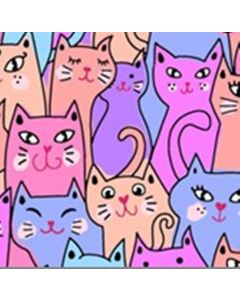 Polar Flannel Mascotas Gatos Rosa Pastel