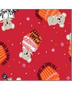 Polar Flannel Infantil Koala Fresa