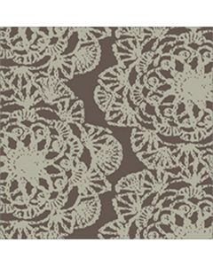 Polar Flannel Borrego Estampado Mosaico Gris Perla 