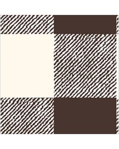 Polar Flannel Borrego Estampado Café Chocolate