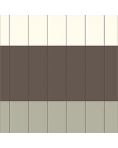 Polar Flannel Borrego Estampado Líneas Café Beige 