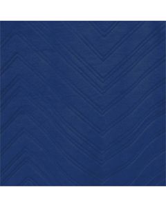 Polar Flannel Borrego Embozado Zigzag Azul Marino
