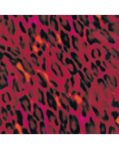 Rayon Flame Estampado Animal Rojo