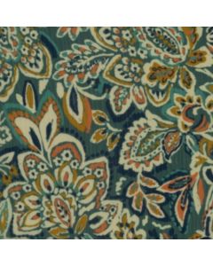 Rayon Flame Estampado Etnico Negro
