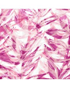 Rayon Flame Estampado Hoja Rosa Medio