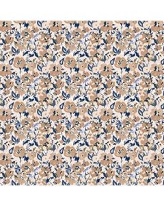 Royal Estampada 1.40 Flor Chica Café Beige