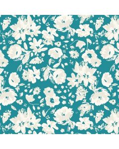 Royal Estampada 1.40 Flor Mediana Verde Menta