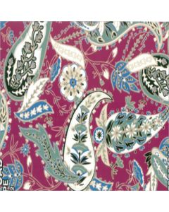 Faille Estampada 140 Paisley Rosa Fiusha